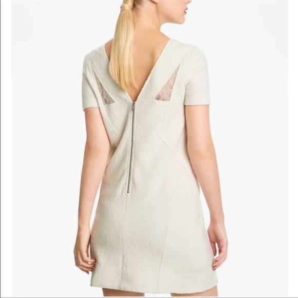 Marc by Marc Jacobs NWT Hawthorne Lace Collar Cream Wool Dress Size XS - Picture 6 of 16